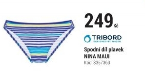 KLASICKÝ SPODNÍ DÍL DÁMSKÝCH PLAVEK NINA MAUI