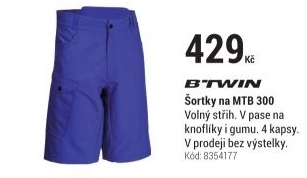 ŠORTKY 300 MTB MODRÉ