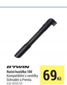 RUČNÍ HUSTILKA 100 ČERNÁ