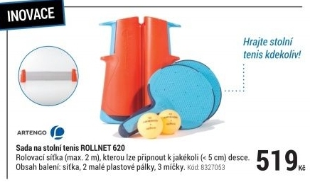 SADA NA STOLNÍ TENIS ROLLNET 620