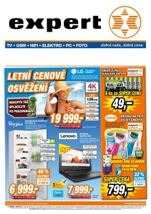 akční leták Expert elektro 9.6.2016-15.6.2016