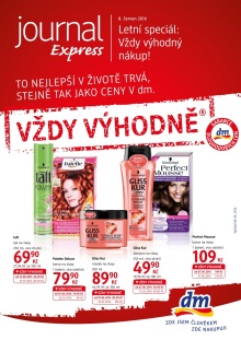 akční leták dm drogerie 8.6.2016-5.7.2016