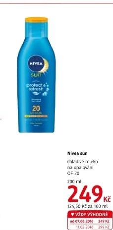 Mléko na opalování OF 20 Protect&amp