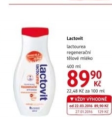 Tělové mléko Lactovit
