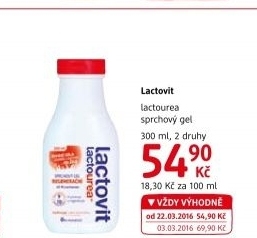 Sprchový gel Lactovit