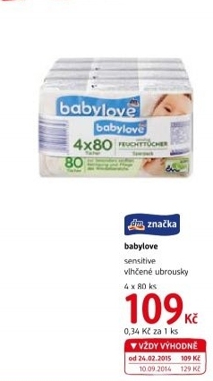Vlhčené ubrousky dětské Babylove