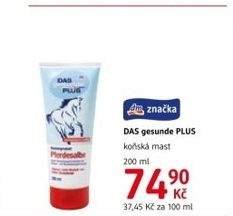 Koňská mast Das gesunde Plus