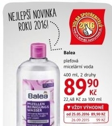 Voda micerální Balea