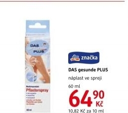 Náplast ve spreji Das gesunde Plus