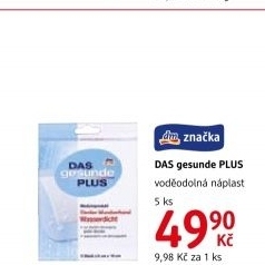 Náplast voděodolná Das gesunde Plus