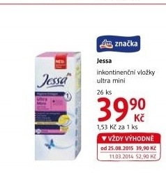 Vložky dámské inkontinenční Jessa