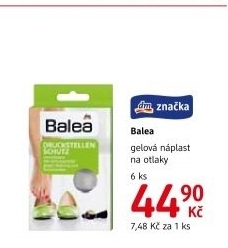Gelová náplast na otlaky Balea