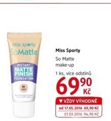 Make up So Matte Instant Matte Finish Miss Sporty
