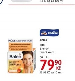 Krém pleťový denní proti vráskám Q10 Balea