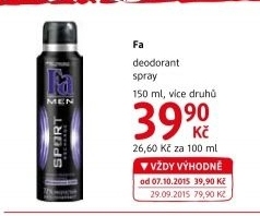 Deodorant sprej Fa
