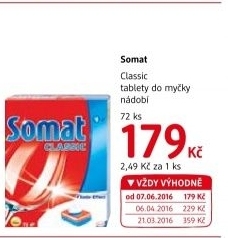 Tablety do myčky Classic Somat