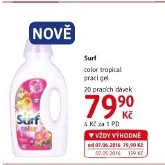 Prací gel Surf
