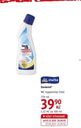 Čistič WC gelový Denkmit