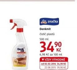 Čistič na plasty Denkmit
