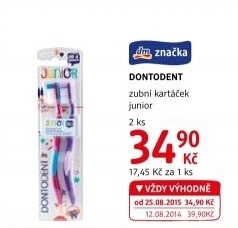Kartáček na zuby dětský Dontodent