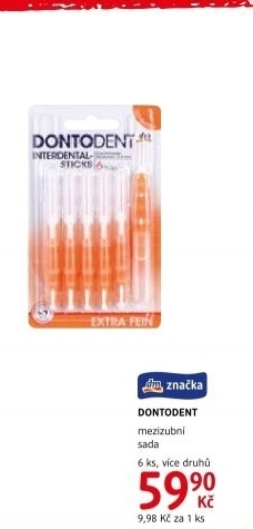 Kartáčky mezizubní Dontodent