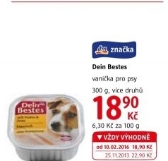 Vanička pro psy Dein Bestes