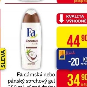 Sprchový gel Fa