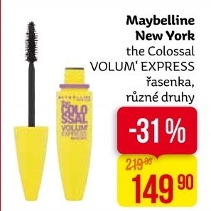 Řasenka Colossal Volum Express Maybelline
