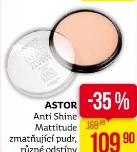 Pudr matující Anti Shine Mattitude Astor