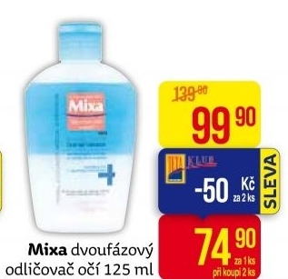 Odličovač očí dvoufazový Mixa