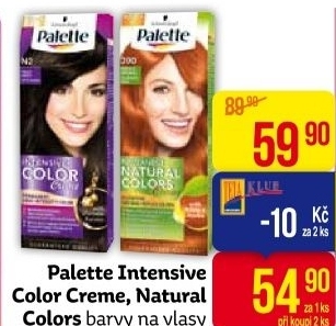 Barva na vlasy Intensive Color Creme Palette Schwarzkopf