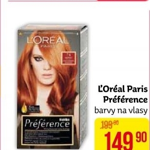 Barva na vlasy Préférence L'oréal