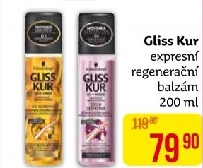 Balzámy na vlasy ve spreji Expres Gliss Kur Schwarzkopf