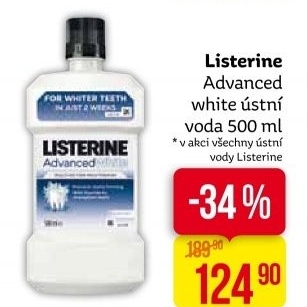 Ústní voda Listerine Advanced White