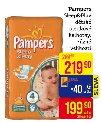 Pleny dětské Pampers Sleep &amp