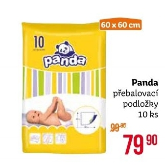 Podložky přebalovací Panda
