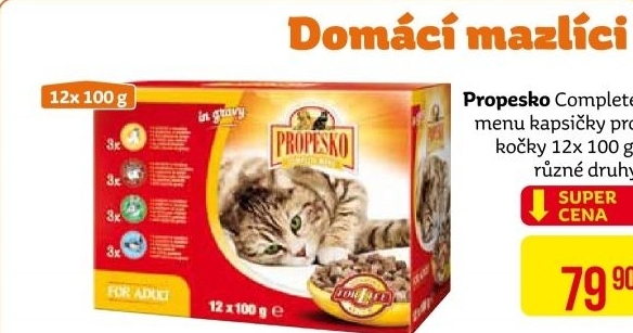 Kapsičky pro kočky Propesko