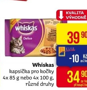 Kapsičky pro kočky Whiskas