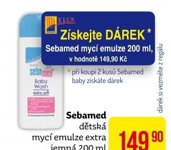 Mycí emulze extra jemná dětská Sebamed Baby