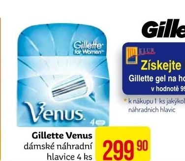 Náhradní hlavice dámské Venus Gillette