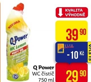 Čistič WC gelový Q Power