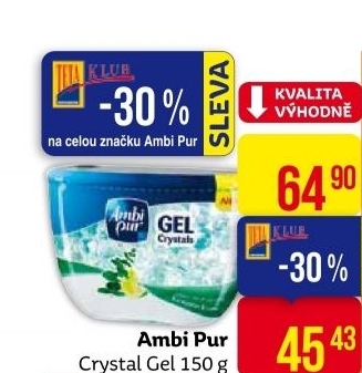 Osvěžovač vzduchu Gel Crystals Ambi Pur