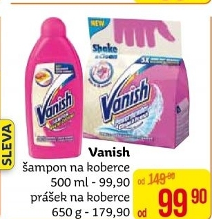 Čistič koberců Vanish