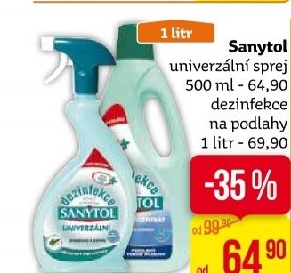 Dezinfekční univerzální čistič ve spreji Sanytol