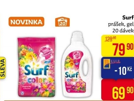 Prací prášek Surf