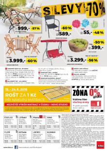 akční leták Kika nábytek 20.6.2016-3.7.2016