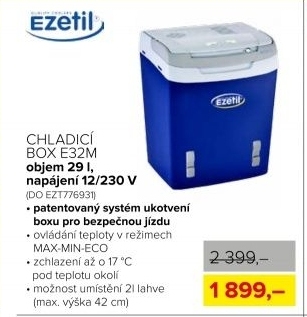 Chladící box Ezetil, objem 29 l