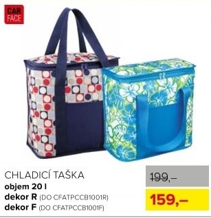Chladicí taška CarFace 20 l, dekor R