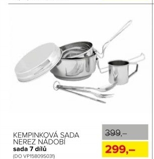 Kempinková sada nerez nádobí, 7ks