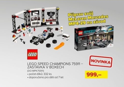LEGO Speed Champions, zastávka v boxech